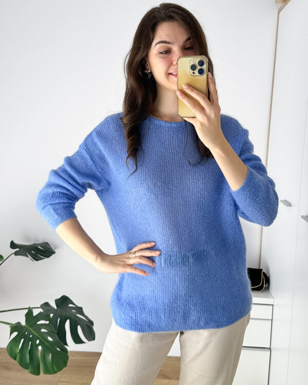 Sweter Marie Philippe 35% wełna 30% moher XL - obrazek 2