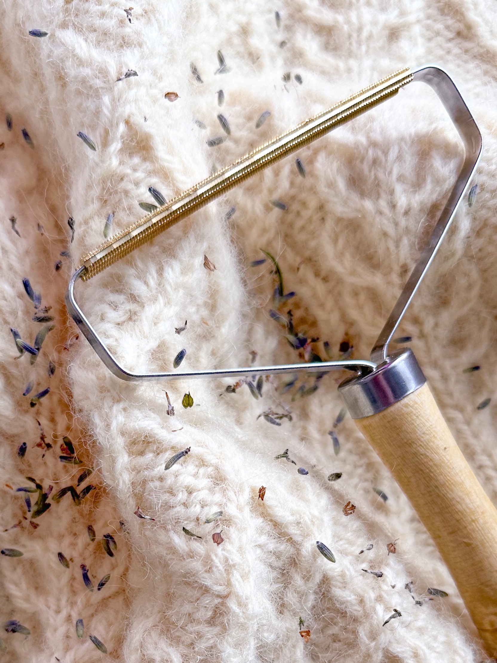 Zestaw do pielęgnacji wełny (duży grzebień) - obrazek 3