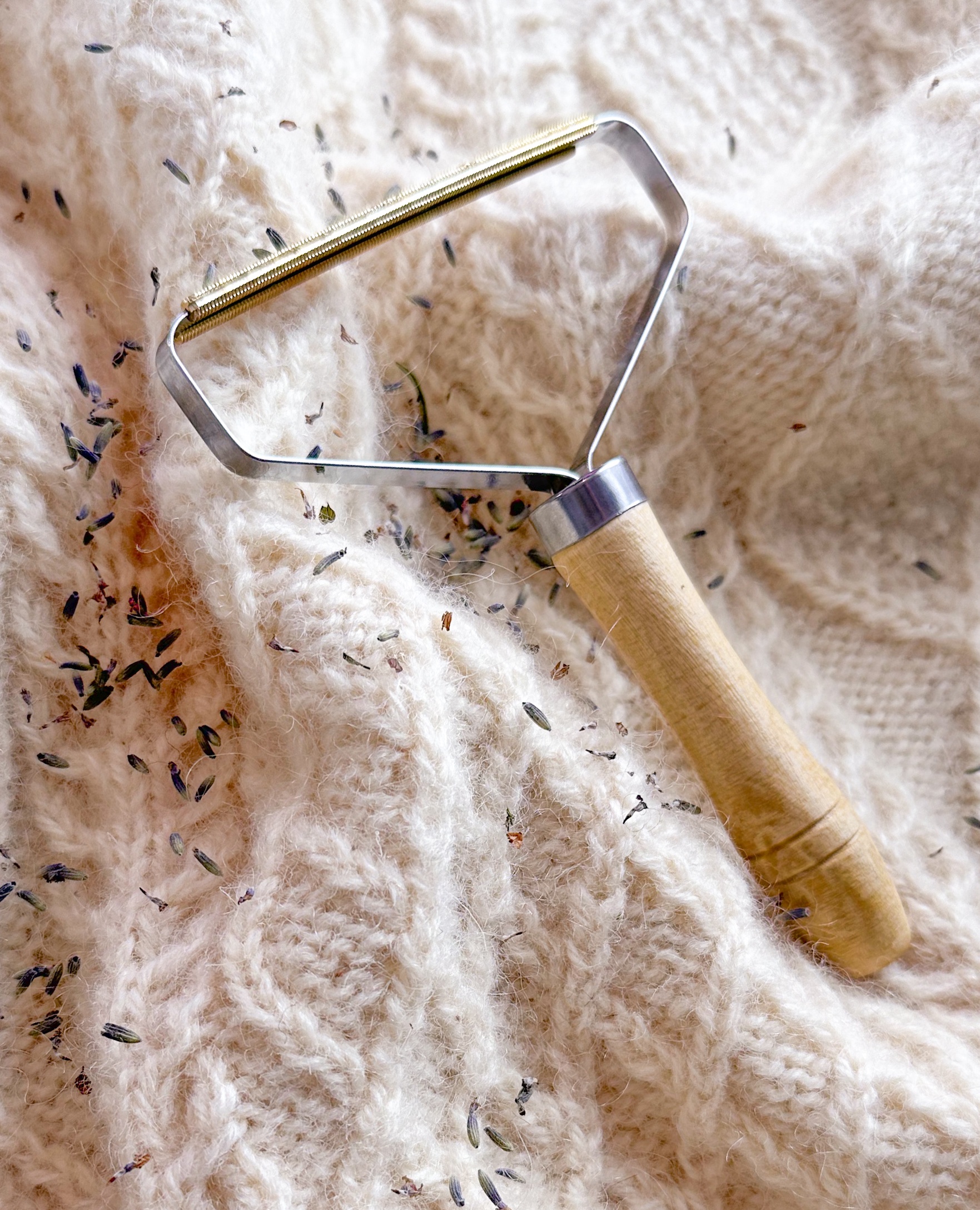 Zestaw do pielęgnacji wełny (duży grzebień)