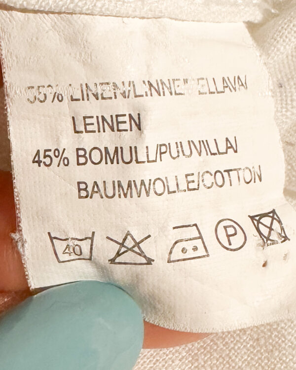Koszula 55% len 45% bawełna XL - obrazek 4