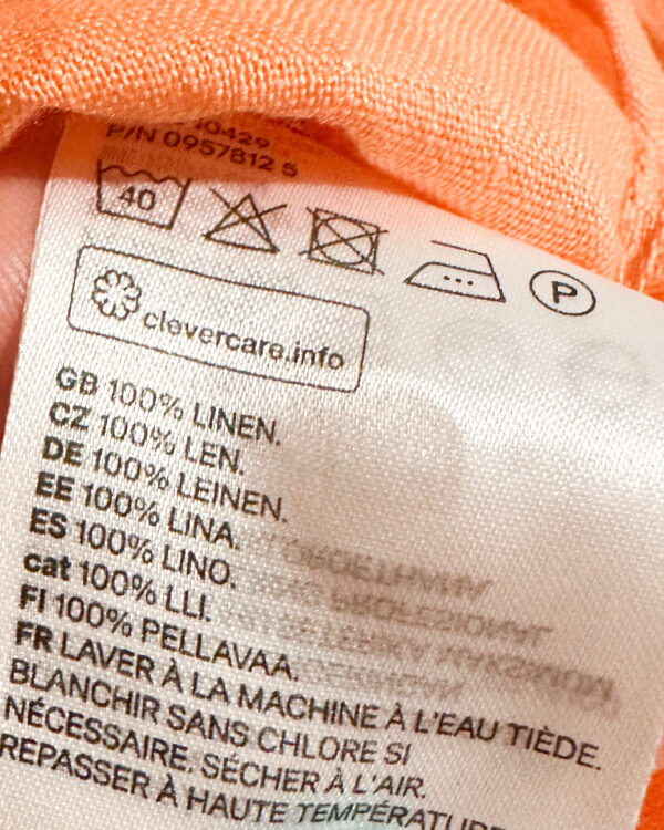 Koszula 100% len S - obrazek 3