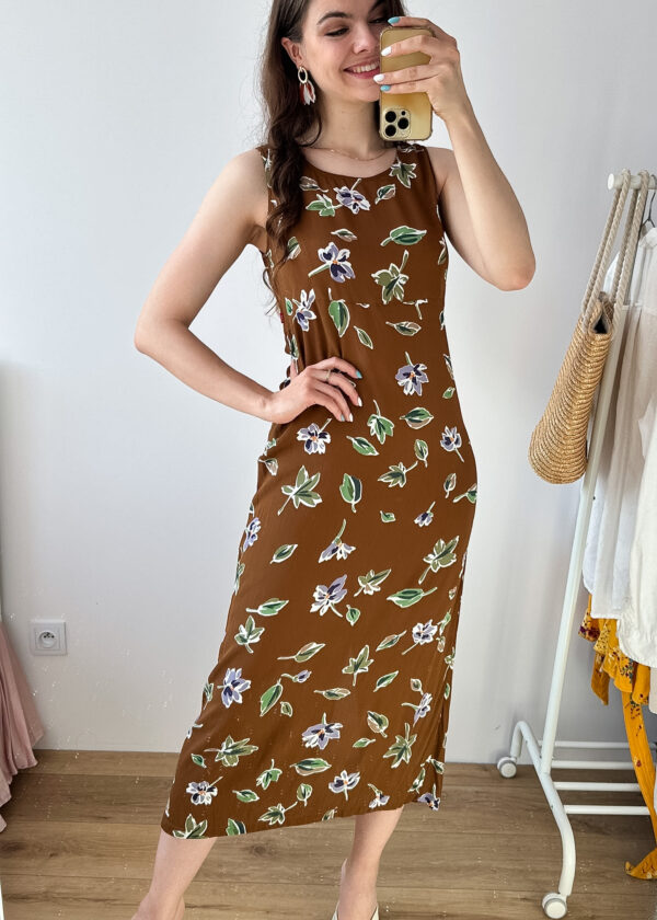 Sukienka vintage 100% wiskoza