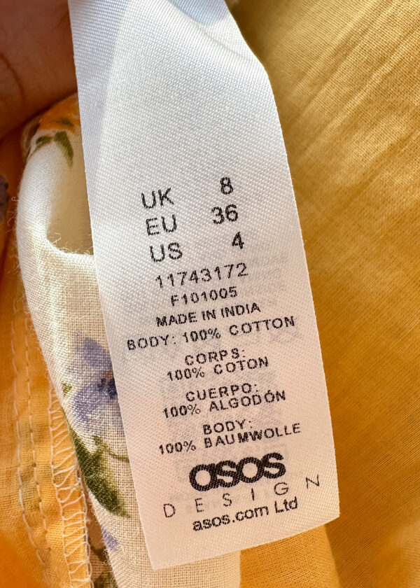 Sukienka Asos 100% bawełna 36 - obrazek 7