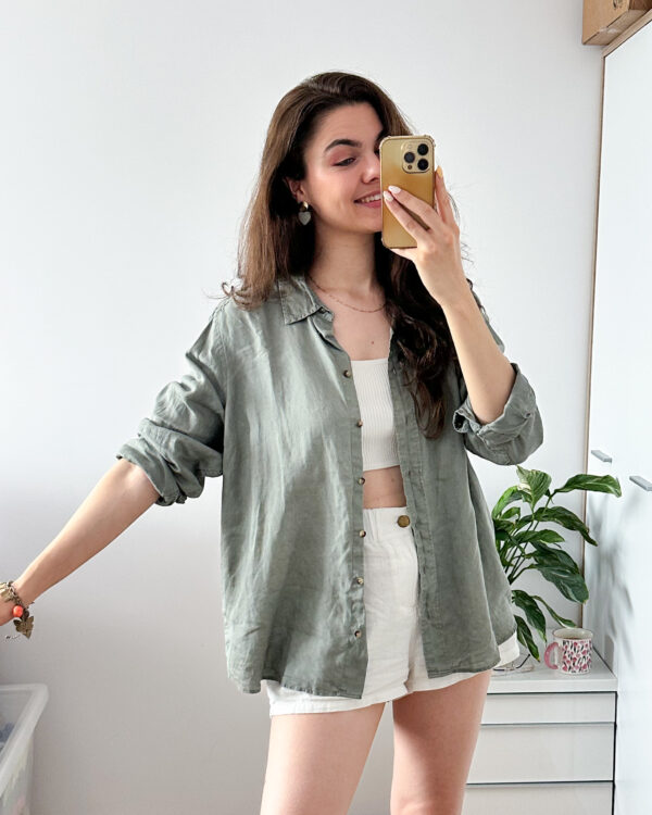 Koszula M&S 100% len r 18 - obrazek 2