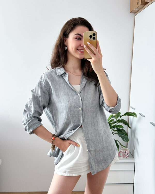 Koszula UNIQLO 100% len L - obrazek 2