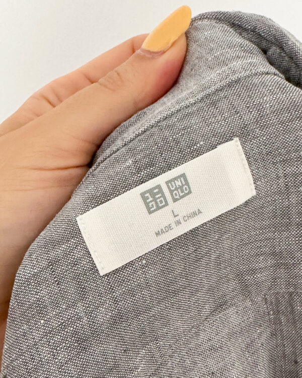 Koszula UNIQLO 100% len L - obrazek 5