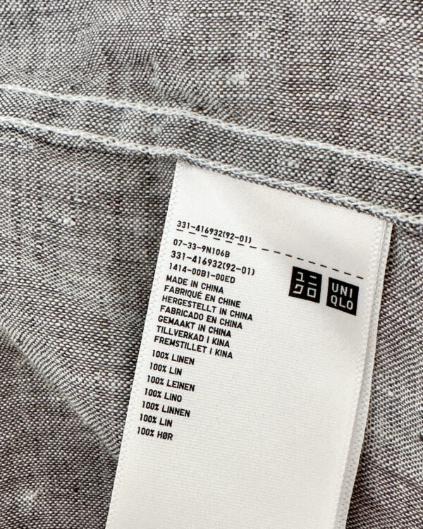 Koszula UNIQLO 100% len L - obrazek 4