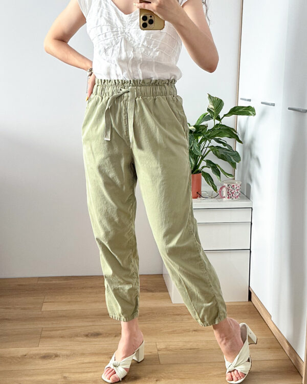 Spodnie Zara 100% bawełna M/L - obrazek 2