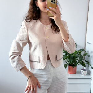 Marynarka 40% jedwab 60% len r 40
