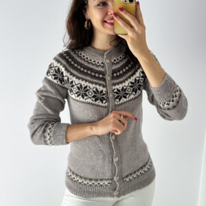 Sweter 100% wełna moher