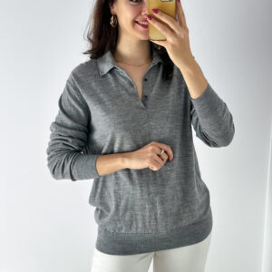 Sweter 100% wełna L wada