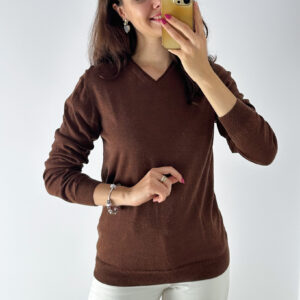 Sweter 90% wełna merino 10% jedwab M