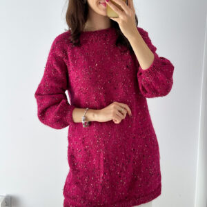 Sweter 100% wełna moher