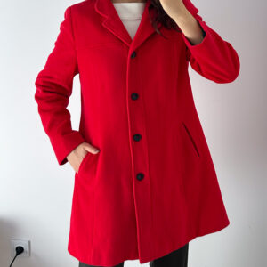 Płaszcz 70% wełna 10% kaszmir 44 wada