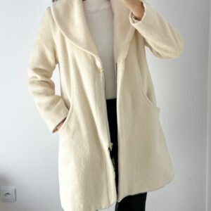 Płaszcz wełna alpaka 44