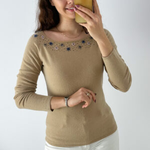 Sweter 33% angora 16% wełna S