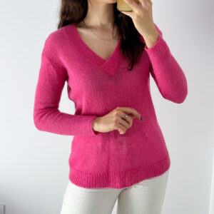 Sweter 36% kid moher 24% wełna S