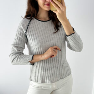 Sweter 30% wełna merino 5% kaszmir 12