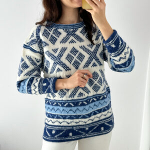 Sweter 100% wełna wada