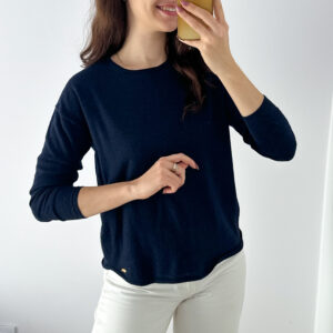 Sweter 100% wełna merino wada L