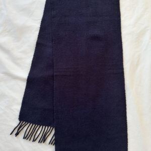 Granatowy szalik 100% wełna