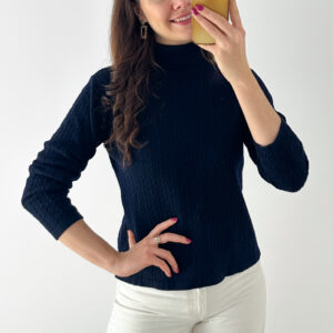 Sweter 100% wełna merino L