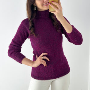 Sweter 100% wełna moher