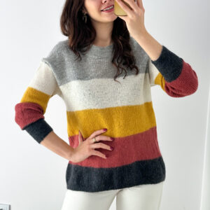 Sweter 35% wełna 30% moher M