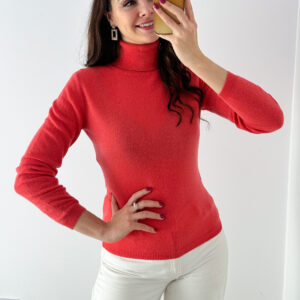 Sweter 80% wełna merino 20% kaszmir S wada