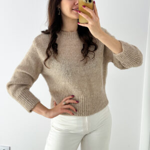 Sweter 48% wełna 32% alpaka XS