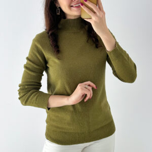 Sweter 80% wełna M wada