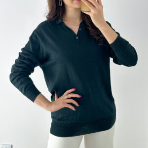 Sweter 90% wełna merino 10% jedwab L