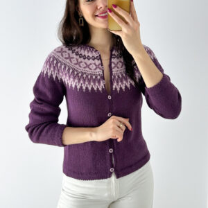 Sweter 100% wełna moher