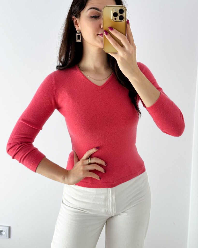 Sweter 100% kaszmir S