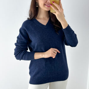 Sweter 100% wełna L