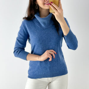 Sweter 30% kaszmir 70% wełna merino M