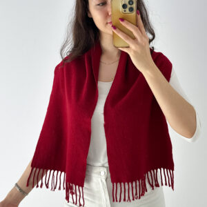 Szalik 100% wełna wada