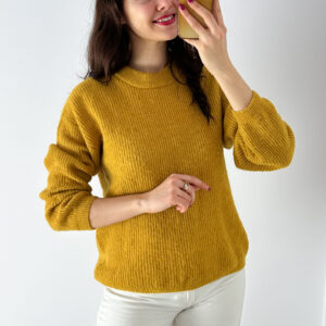 Sweter 38% alpaka 25% wełna S