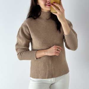 Sweter 50% wełna 20% modal 38 wada