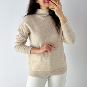 Sweter 32% wełna 32% moher