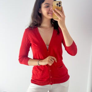 Sweter 60% jedwab 40% len S/M